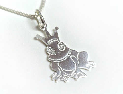 Frosch anhänger silber 925 - frosch,