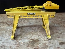 GAMA Liebherr Portalkran Blechspielzeug Containerbrücke Brückenkran