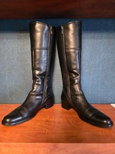 Paul Green Damen Lammfell-Stiefel schwarz, Gr. 38 (UK 5) – Echtleder, neu besohl