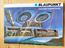 Blaupunkt Autoradio / Autohifi 84/85 - Katalog