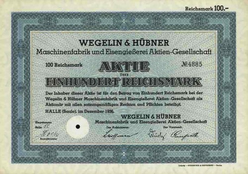Wegelin hübner - &,