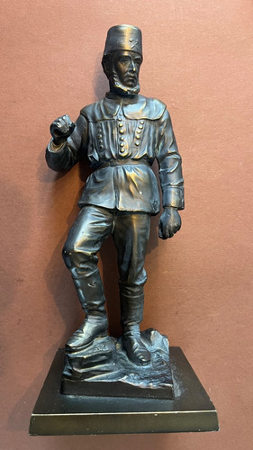 Bergmann bronze figur hauer - bergmann,