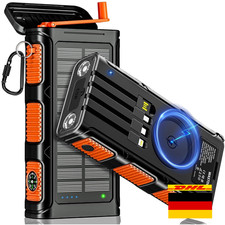 Solar Powerbank mit Handkurbel