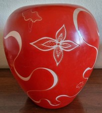 Besondere große Glasvase *