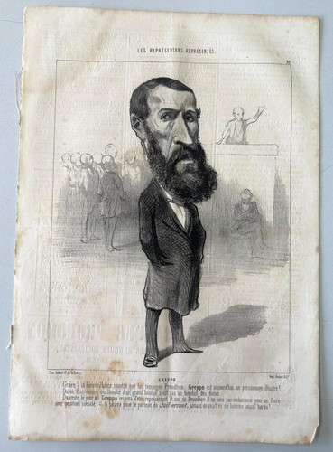 Daumier lithographie - daumier,