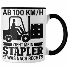 Trendation - Gabelstapler Lagerist Geschenk Tasse Staplerfahrer Spruch Fachlager