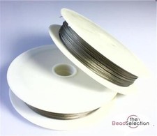 50mtr Rolle 0,45mm TIGERSCHWANZ AUFFÄDELN DRAHT SILBER SCHMUCKHERSTELLUNG KORDEL