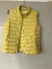 Daunenweste, S. Oliver, gelb, neu ohne Etikett, 40/42