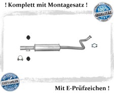 Mittelschalldämpfer Toyota Yaris Verso 1.3 1.5 Auspuff Mitteltopf Montagesatz