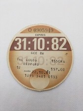 Vintage Anhänger Ware Bedford