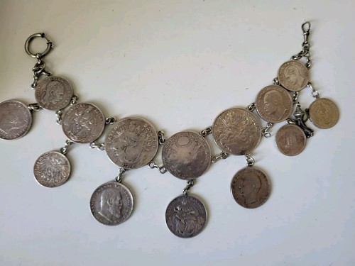 Charivari kette silber münzen - kette,