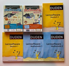 6-tgl. Duden + Tivola Lernsoftware (Duden Paetec), Mathe + Deutsch, 1-3 Klasse