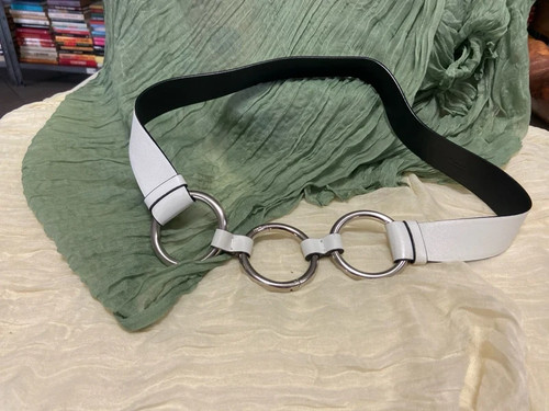 Ledergürtel weiß prada ringe - ledergürtel,