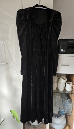 Damen kleid lang - lang, schwarz