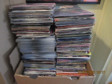 Mega Single Sammlung - Ca 500-600 Stk. ??  Single's / Schallplatten - 24kg  # 19