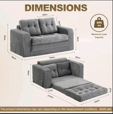 2-in-1 Schlafsofa Mit 2