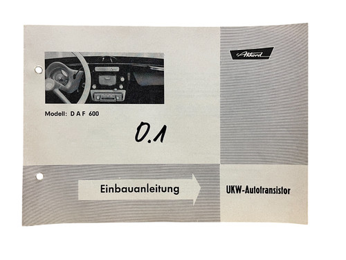 Original einbau anleitung - einbau,