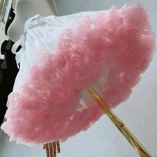 Damen Petticoat Crinoline Unterrock Süß Lolita Tutu Prinzessin Rock Cosplay