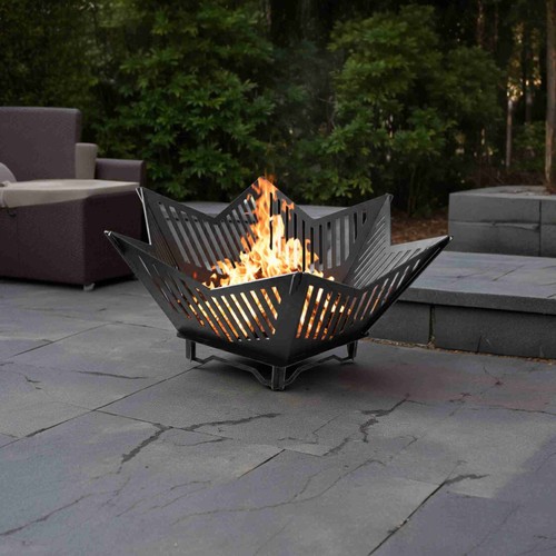 Feuerkorb hexagon 76x65 - hexagon, 76x65,5x33cm