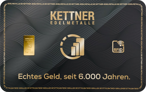 Goldbarren kettner 999 9 - 0,1, g