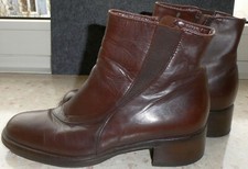 Damen- Stiefelette braun ital. Modell Gr. 39 mit Reißverschluß