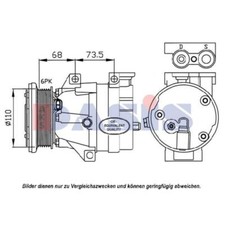 Kompressor Klimaanlage für