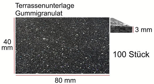 Gummigranulat terrassenpads - gummigranulat-terrassenpads, 40