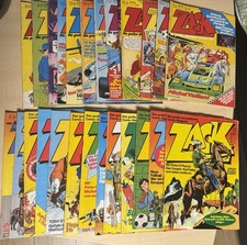 Zack Hefte 24 Stück zwischen Januar 1979-Juni 1980 Comics Vintage 70er 80er