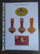 Bieretiketten DDR, (a02) Verschiedene