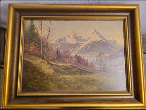 Alpengemälde watzmann - alpengemälde, „watzmann“