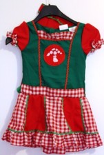 Kostüm Pilz Zwergin Kleid mit