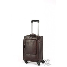 Leder trolley koffer gepäck - koffer,