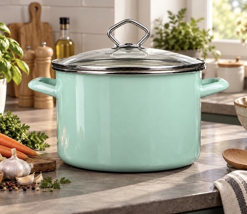 Krüger emailletopf 24cm 5l - emailletopf,