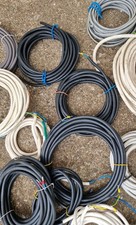  20 x Kabel Strom Ca 10 Kg Stromkabel Eletrick Verlängerung Kupfer Metall 