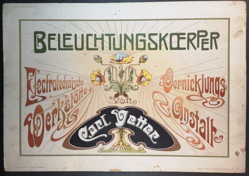 Farblithographie 1900 - farblithographie, um