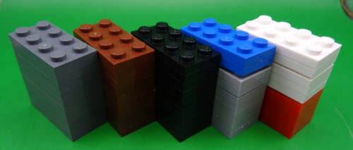 50x lego platten 2x4 - 50x,