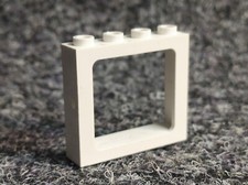 Lego 4033 weiß 1x4x3 Fenster