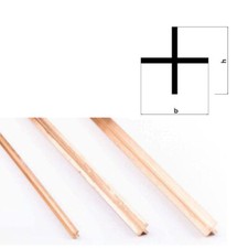 Messing Kreuz-Profil gefräst