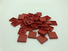 Lego (c) 50x Fliesen - 2x2 rot