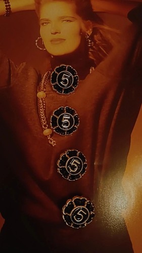 Chanel 5 metallknöpfe - chanel, no