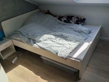 IKEA Malm Bett, 140x200 Cm, Weiß
