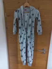 Normann Jumpsuite Gr. 140 Overall Pyjama Schlafanzug Sterne