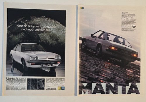 Opel manta werbebilder 80er - opel,