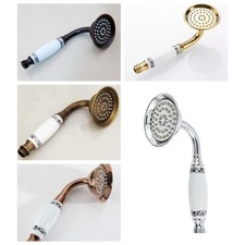 Handbrause Retro Duschkopf Duschbrause Brausekopf Keramik Griffe Duscharmatur