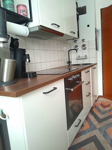 Moderne einbauküche weiß mit - moderne,