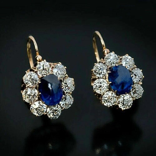 Ovalschliff blauer - ct,