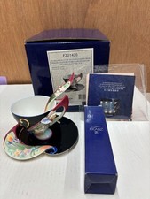 Franz Collection Porzellan Flora und Flatter Tasse & Untertasse & Löffel Set ...