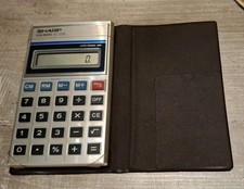 Vintage Sharp Electronic Calculator EL-330 ELSI MATE Top Zustand!