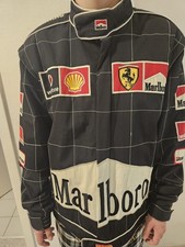 Männer Jacke mit Ferrari Logo Herren Schwarz Gr. XL Top Zustand Neu Ungetragen