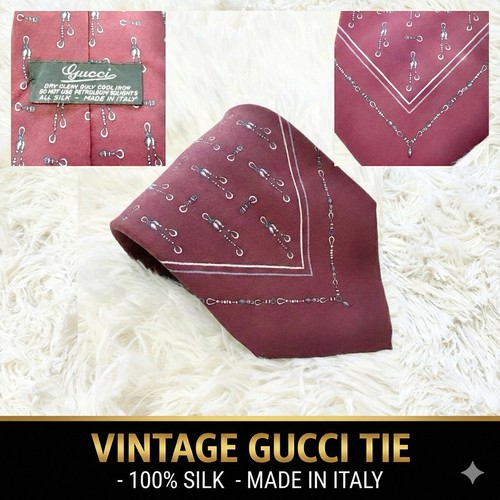 Vintage gucci seidenkrawatte - vintage,